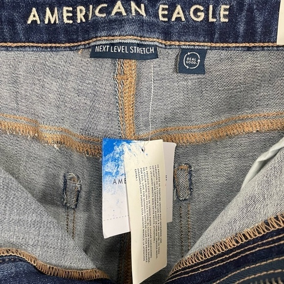 American Eagle Outfitters High Waist Flare Jean Long Classic Medium NWT - Picture 8 of 15